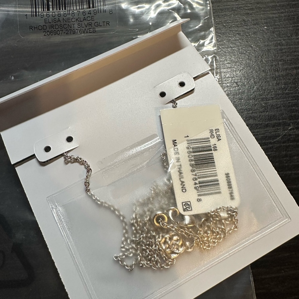 NWT KENDRA SCOTT Elisa 2025 Silver Collector’s Edition Short Pendant Necklace - Picture 7 of 9